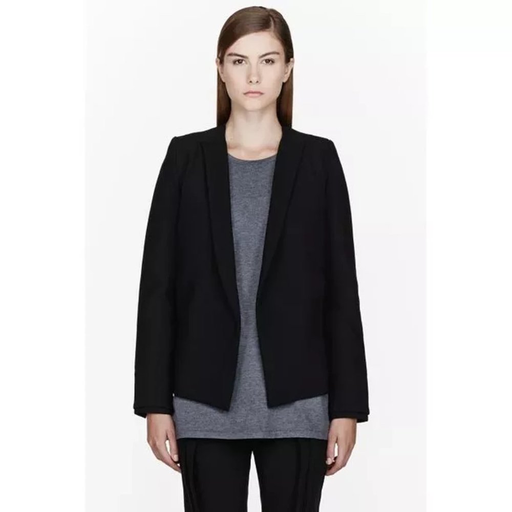 NWT Rad Hourani SS13 Black Blazer 1/36